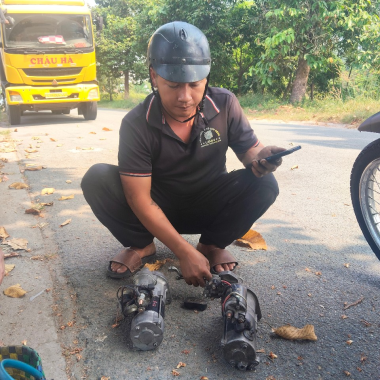 Dịch vụ sửa chữa ôtô lưu động khu vực Củ Chi thời gian làm việc 24/24 phụ vụ tận nơi 